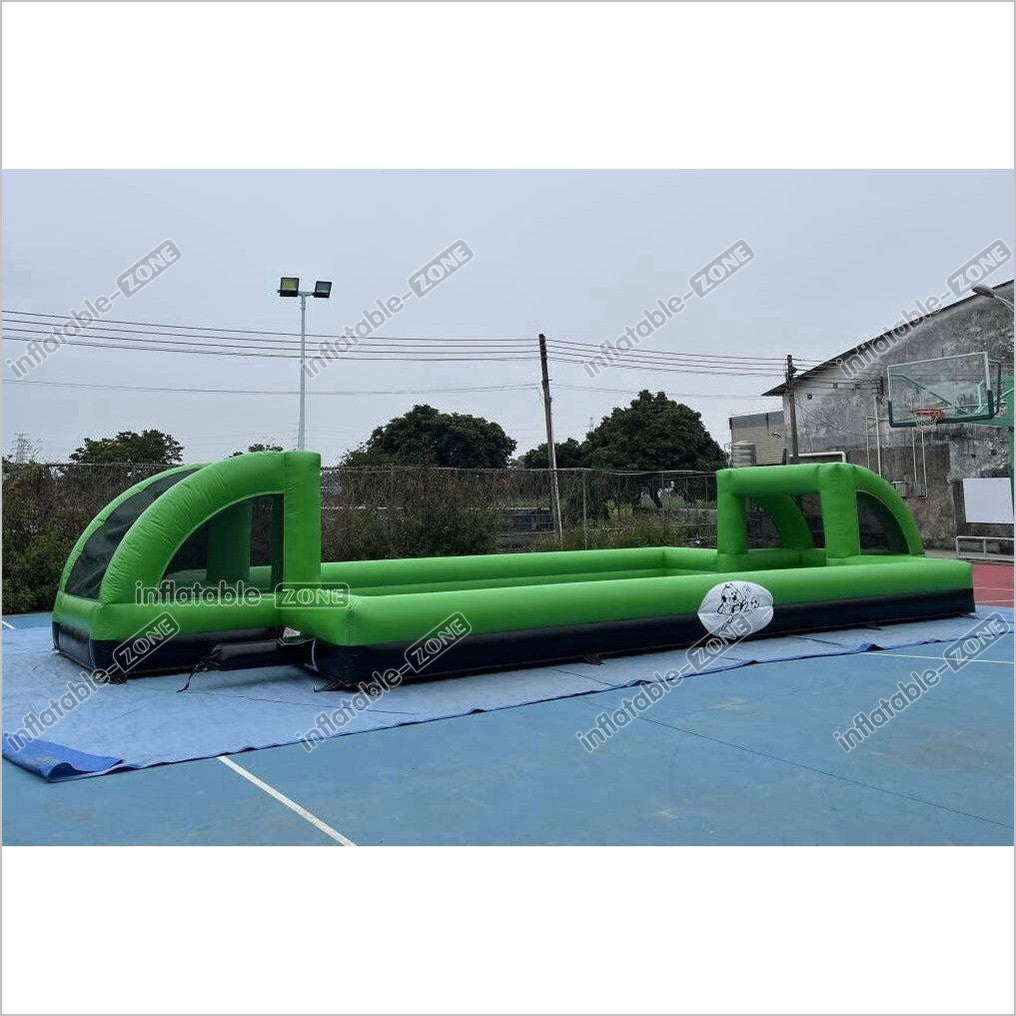 Giant Inflatable Soap Football Pitch Playground Soccer Field For Outdoor Sport And Play - Inflatable-Zone