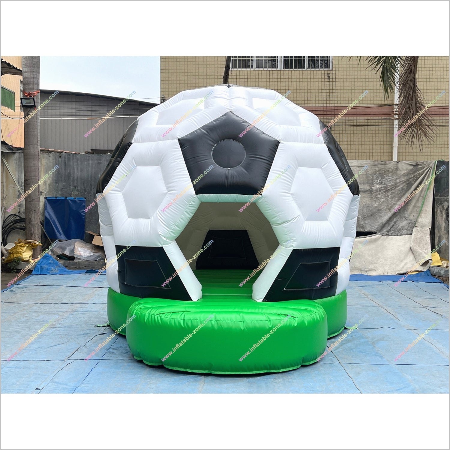 Inflatable Soccer Ball Jumping Castle Near Me Backyard Bouncer Inflatable Football Fun Bounce House Hire - Inflatable-Zone