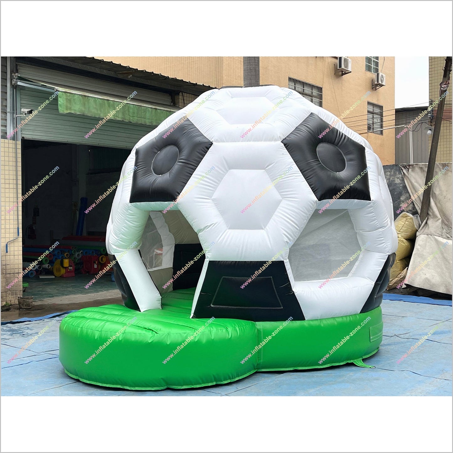 Inflatable Soccer Ball Jumping Castle Near Me Backyard Bouncer Inflatable Football Fun Bounce House Hire - Inflatable-Zone