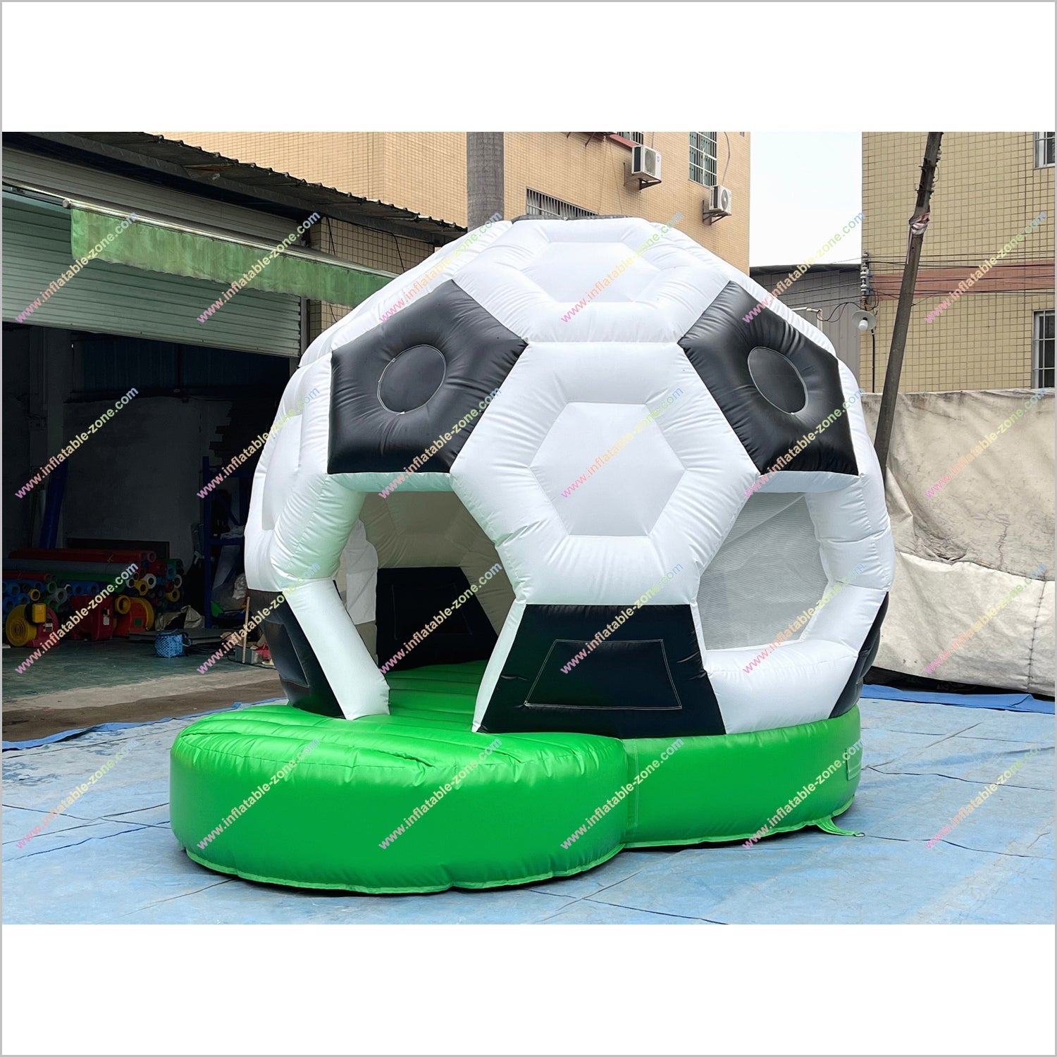 Inflatable Soccer Ball Jumping Castle Near Me Backyard Bouncer Inflatable Football Fun Bounce House Hire - Inflatable-Zone