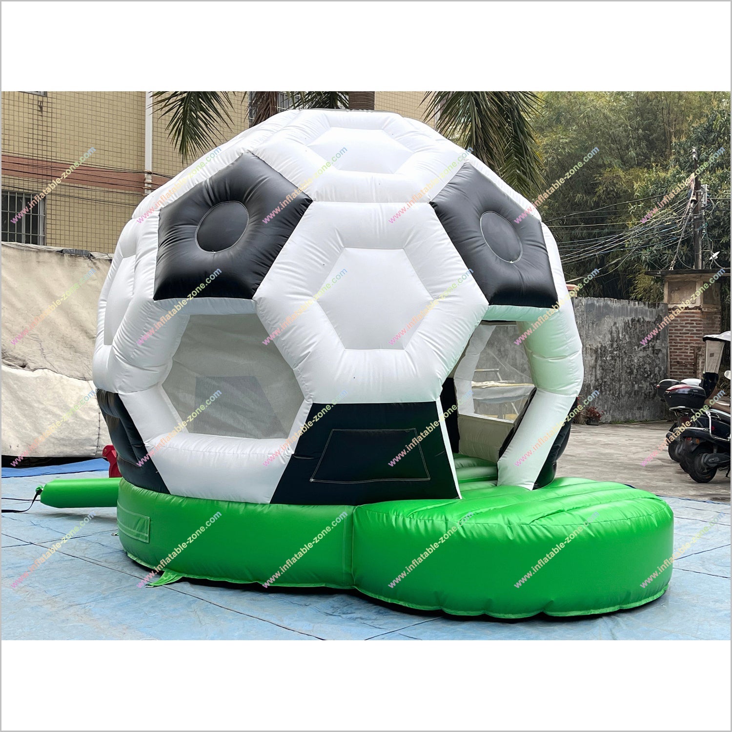 Inflatable Soccer Ball Jumping Castle Near Me Backyard Bouncer Inflatable Football Fun Bounce House Hire - Inflatable-Zone