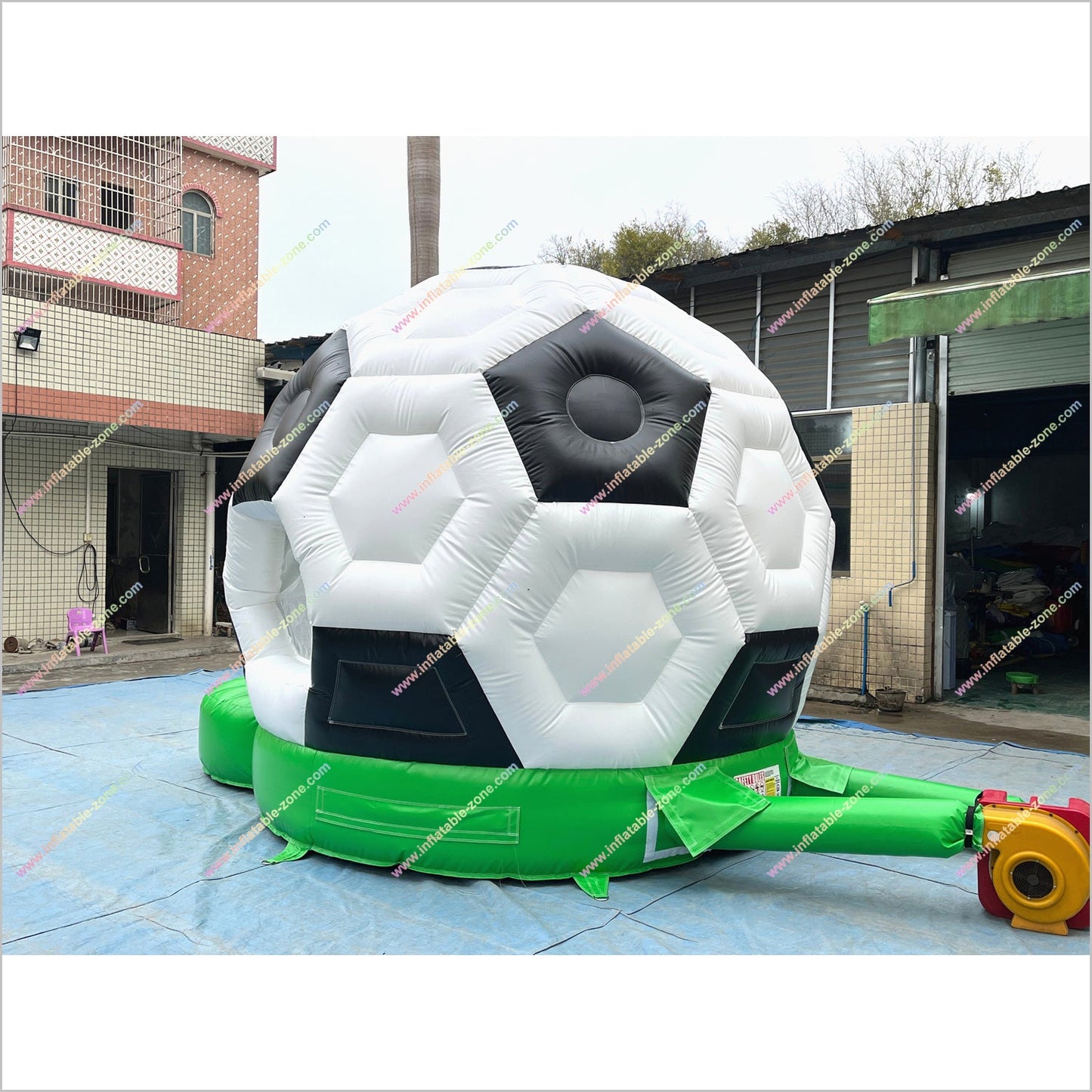 Inflatable Soccer Ball Jumping Castle Near Me Backyard Bouncer Inflatable Football Fun Bounce House Hire - Inflatable-Zone