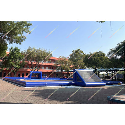 Inflatable Soccer Field Rental Outdoor Play Arena Big Court Sport Event Football Pitches Near Me - Inflatable-Zone