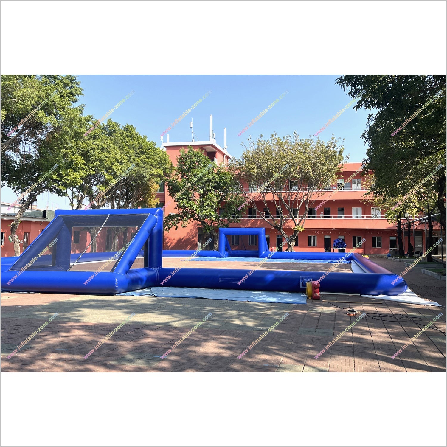 Inflatable Soccer Field Rental Outdoor Play Arena Big Court Sport Event Football Pitches Near Me - Inflatable-Zone