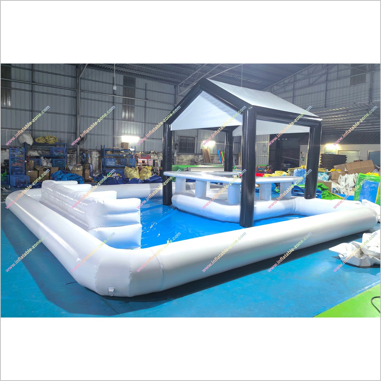 Best Water Park Inflatable Pool Bar Camping Inflatable Sofa Bar With A Swimming Pool Events And Entertainment