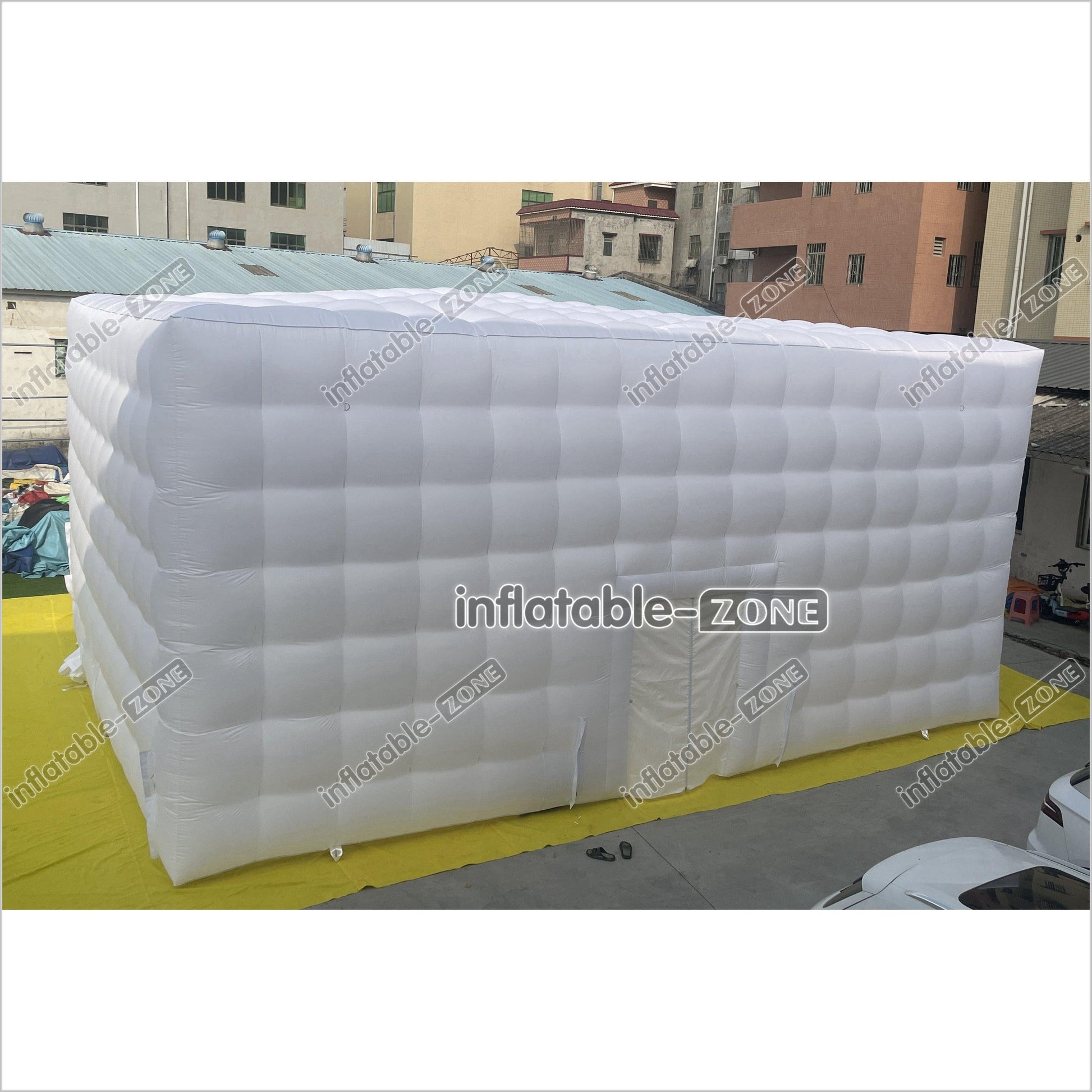 Giant White Wedding Inflatable Cube Tent Large Party Inflatable Tent House For Outdoor - Inflatable-Zone