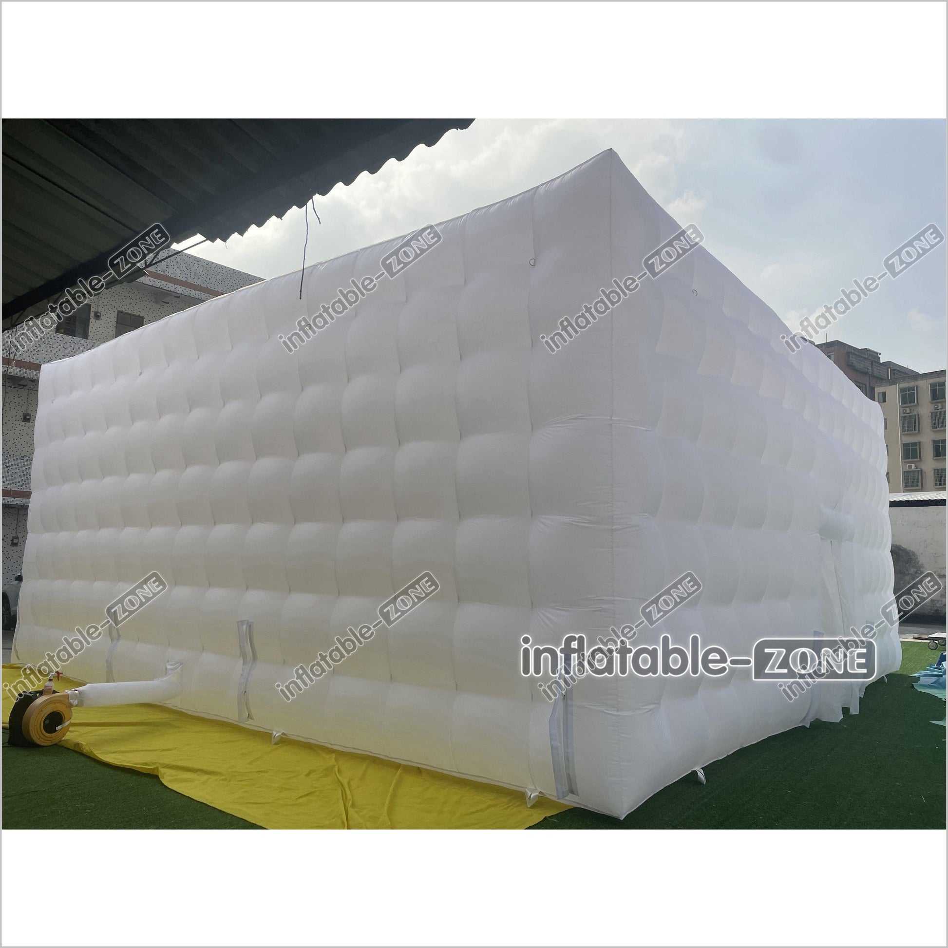 Giant White Wedding Inflatable Cube Tent Large Party Inflatable Tent House For Outdoor - Inflatable-Zone