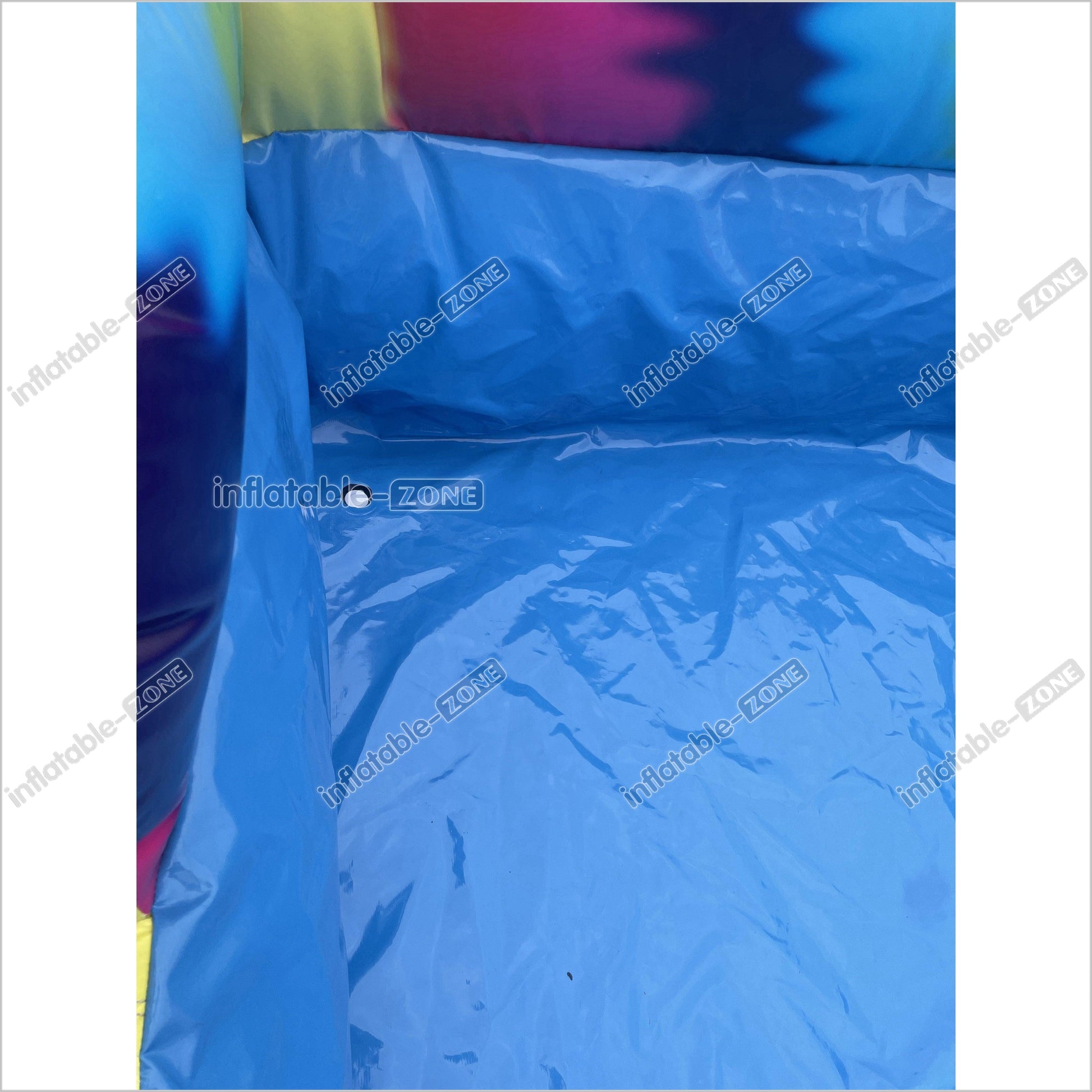 Inflatable Tie Dye Bounce House Slide Combo Jumping Castle For Kids Adults Outdoor Fun - Inflatable-Zone