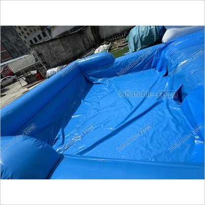 Inflatable Titanic Waterslide Splash Dual Lane Center Climb Best Backyard Water Slide Inflatable Bounce Pool - Inflatable-Zone