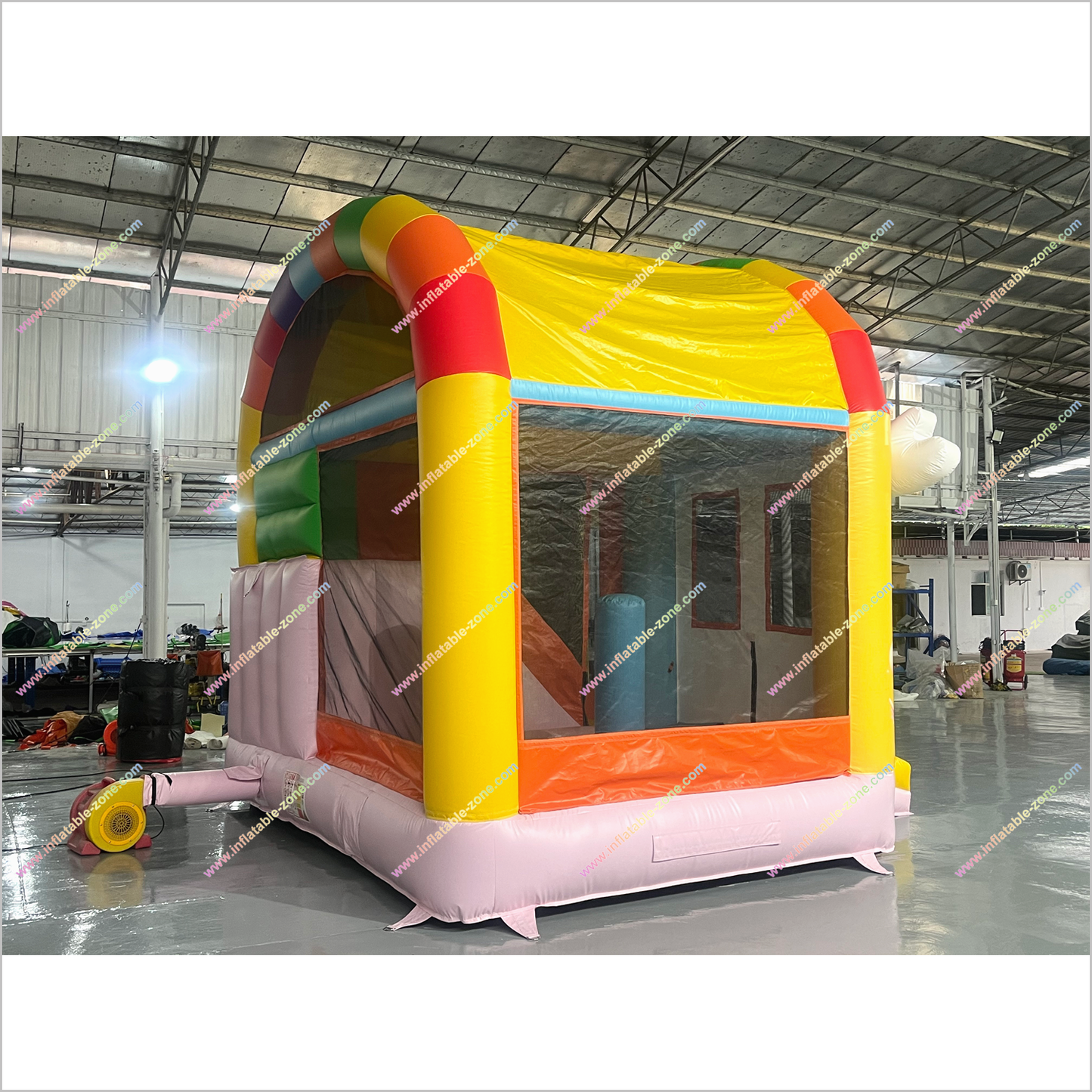 Inflatable Unicorn Jumping Castle And Slide Combo Best Bounce House Rentals Near Me Bouncy Slide For Sale