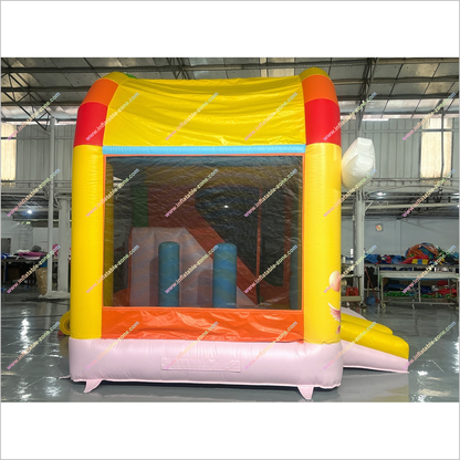 Inflatable Unicorn Jumping Castle And Slide Combo Best Bounce House Rentals Near Me Bouncy Slide For Sale