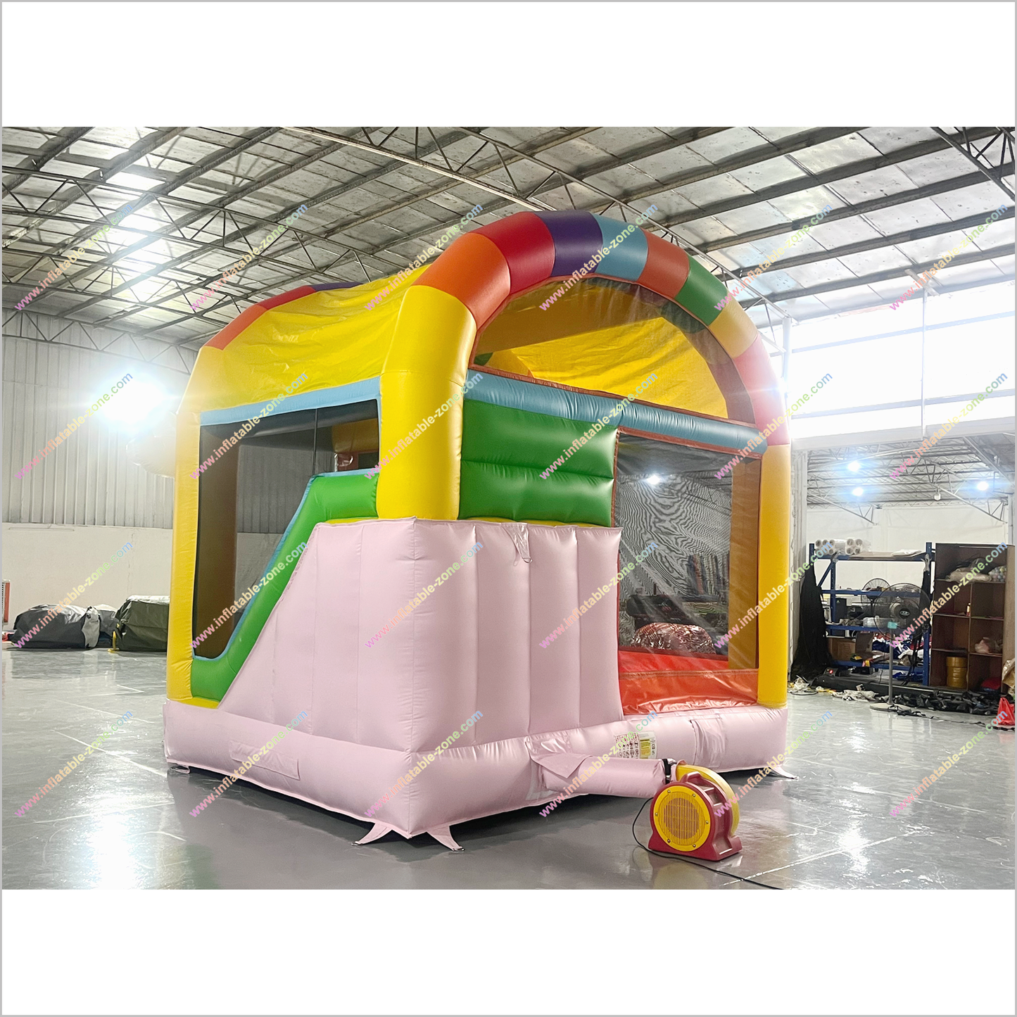 Inflatable Unicorn Jumping Castle And Slide Combo Best Bounce House Rentals Near Me Bouncy Slide For Sale