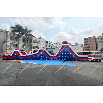 Obstacle Course Water Slide Rental Leisure Activities USA Inflatable Water Assault Course Playground Equipment For Adults - Inflatable-Zone
