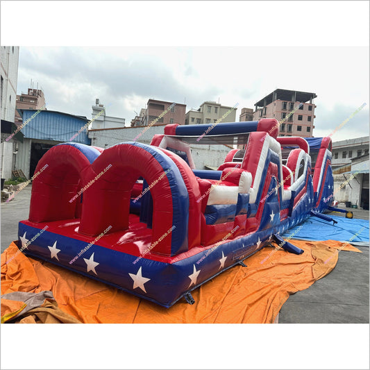 Obstacle Course Water Slide Rental Leisure Activities USA Inflatable Water Assault Course Playground Equipment For Adults - Inflatable-Zone