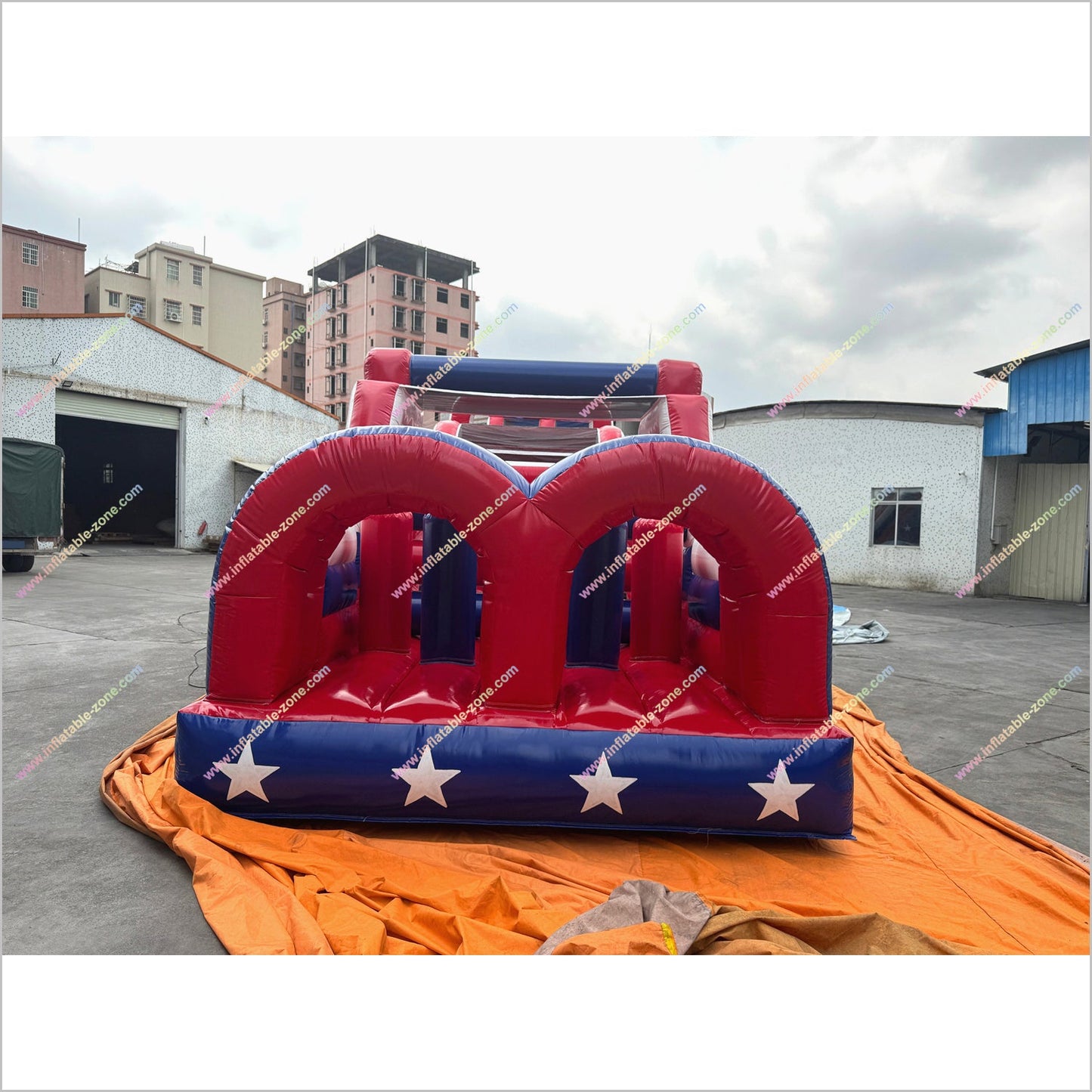 Obstacle Course Water Slide Rental Leisure Activities USA Inflatable Water Assault Course Playground Equipment For Adults - Inflatable-Zone