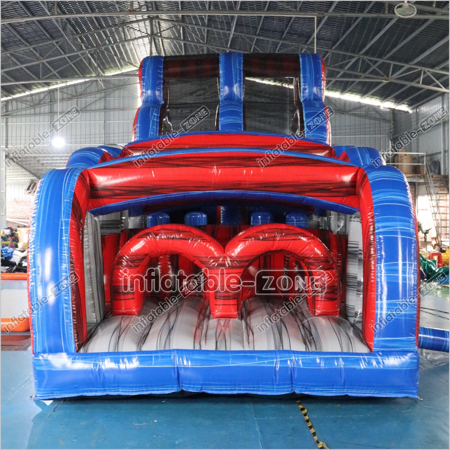 Large Inflatable Water Slide Obstacle Course Birthday Party Jump Near Me With Pool - Inflatable-Zone