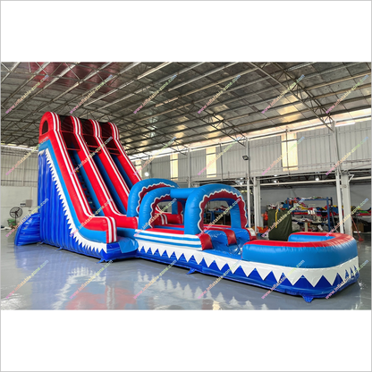 Slip N Slide Large Inflatable Water Slides Near Me Fun Holiday Party Blow Up Water Slide Into Pool