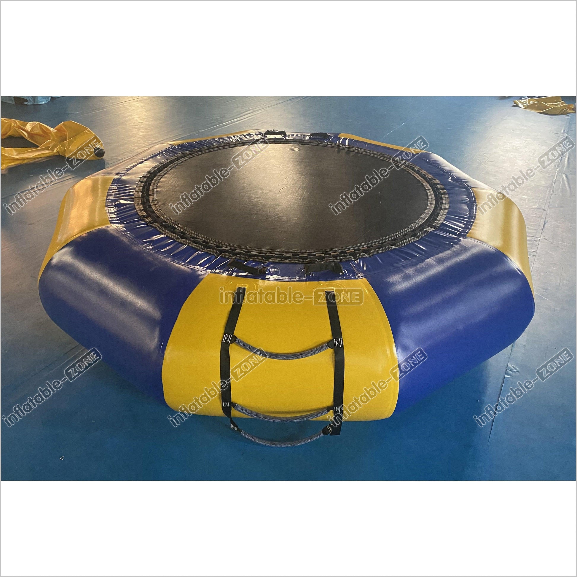 Inflatable Water Trampoline Inflatable Jumping Bed Floating Round Inflatable Water Jumper Bounce Equipment - Inflatable-Zone