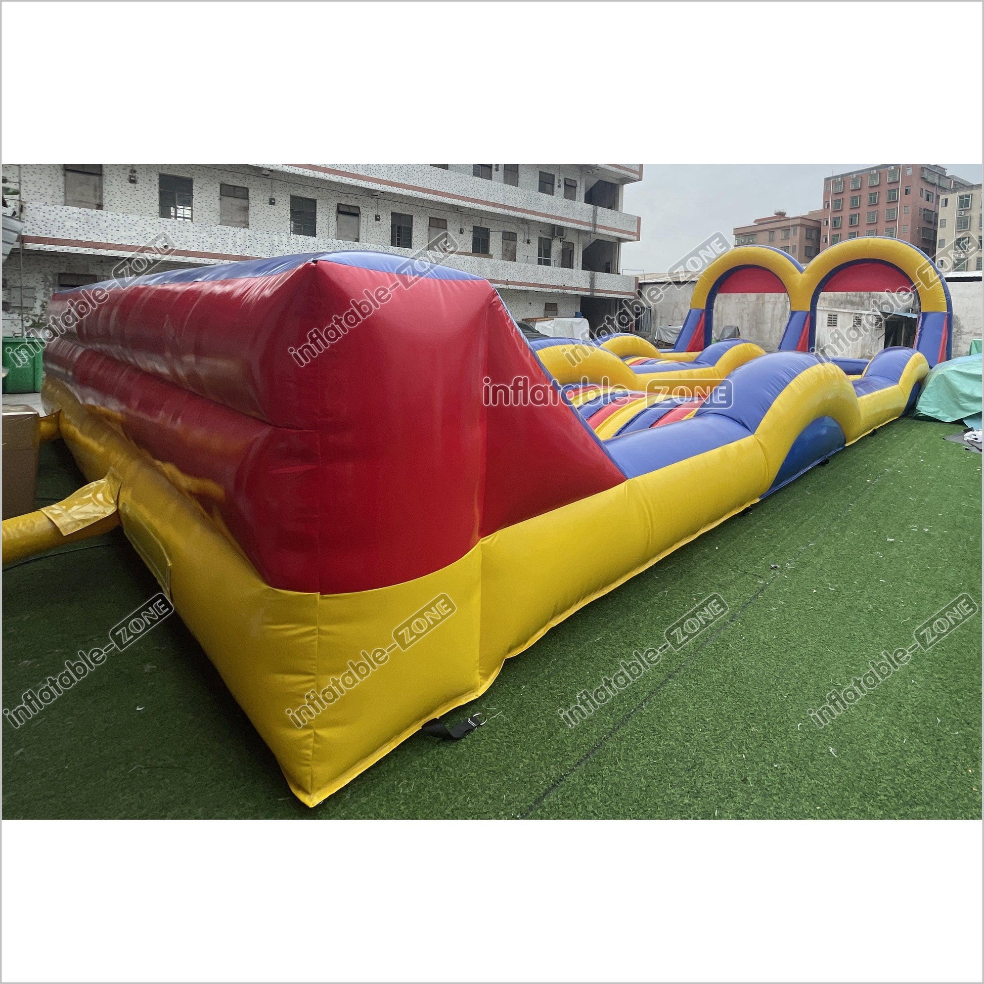 Fun Inflatable Zorb Ball Race Track Rolling Hill Great Commercial Inflatable Ramp For Zorbing Game - Inflatable-Zone