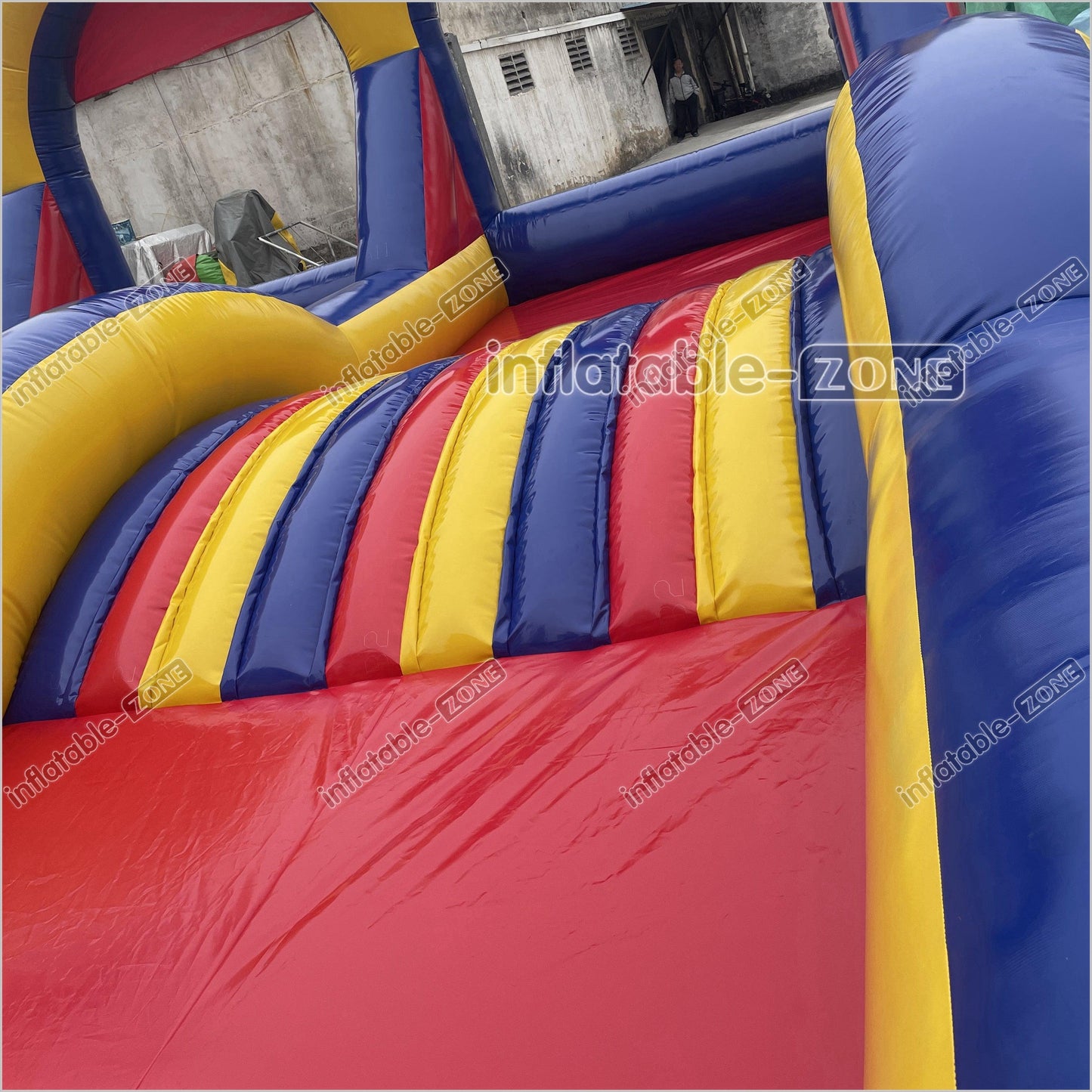 Fun Inflatable Zorb Ball Race Track Rolling Hill Great Commercial Inflatable Ramp For Zorbing Game - Inflatable-Zone
