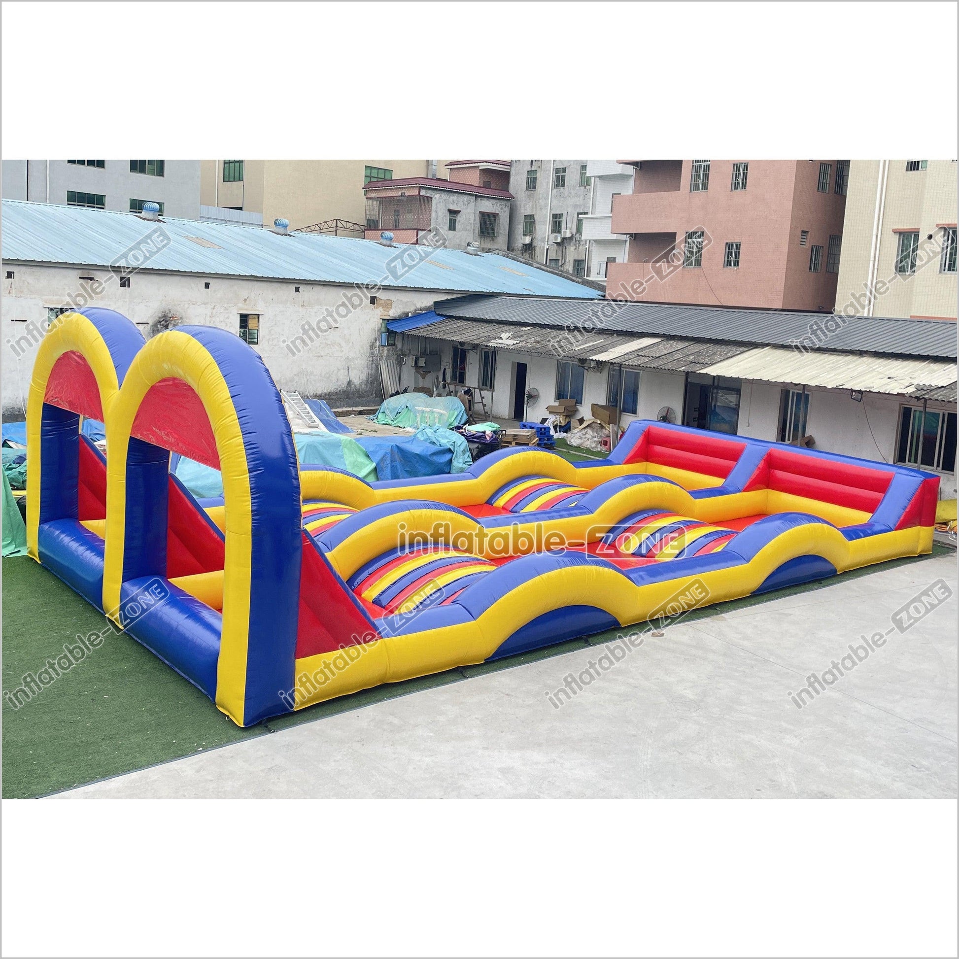 Fun Inflatable Zorb Ball Race Track Rolling Hill Great Commercial Inflatable Ramp For Zorbing Game - Inflatable-Zone