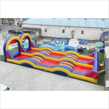 Fun Inflatable Zorb Ball Race Track Rolling Hill Great Commercial Inflatable Ramp For Zorbing Game - Inflatable-Zone