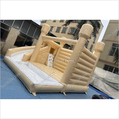 Jumping Castle Water Slide Combo Wedding Bounce House Inflatable Party For Adults And Kids - Inflatable-Zone