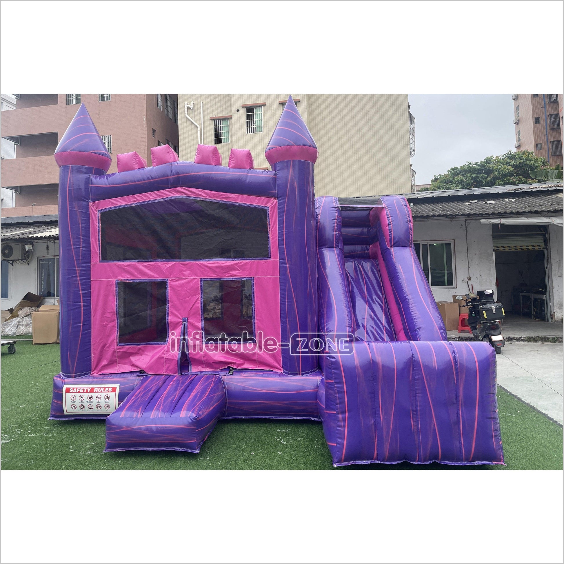 Best Outdoor Inflatable Bouncers Jumping Castle With Slide Combo Inflatable Backyard Bounce House - Inflatable-Zone