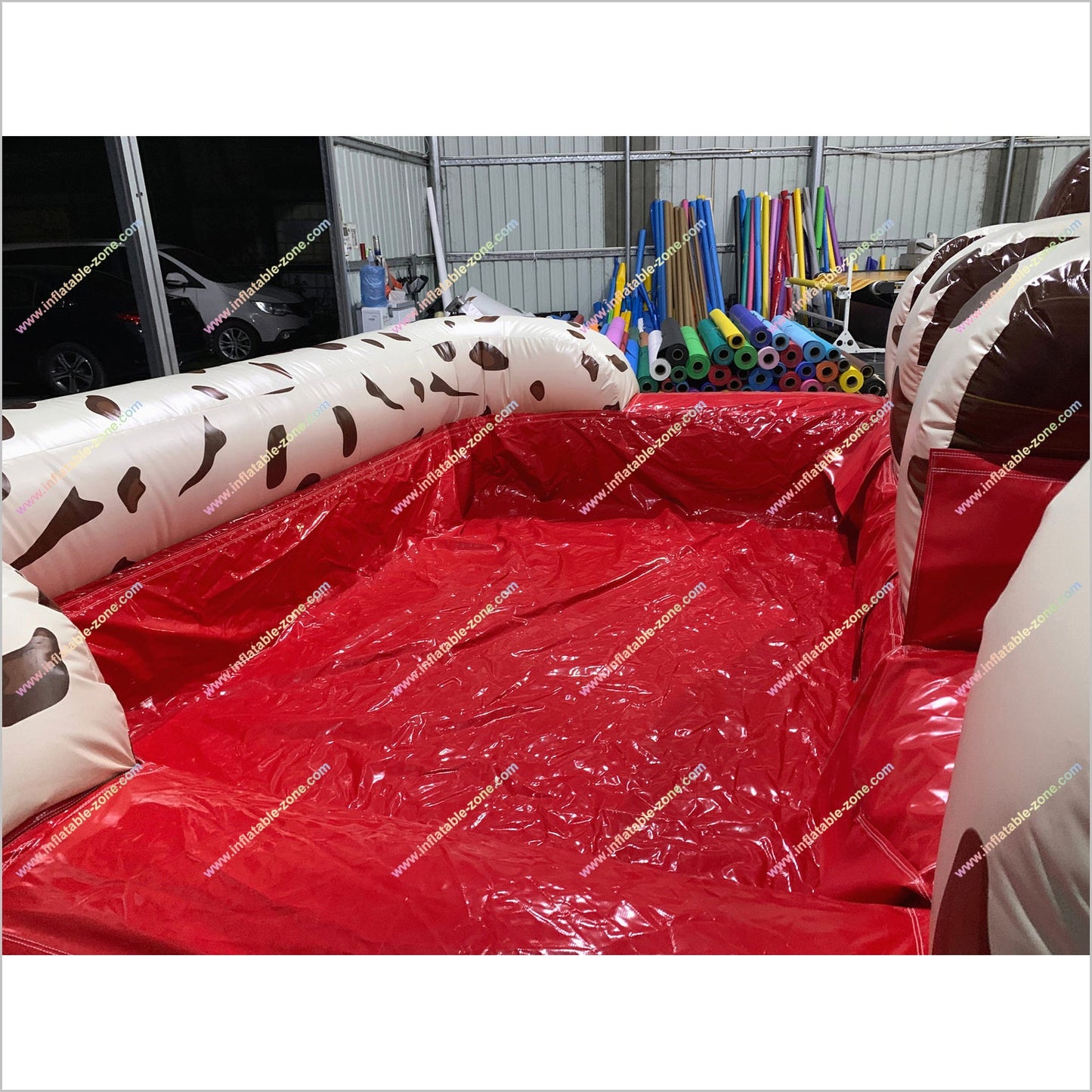 Rodeo Rush Waterslides Rent Near Me Double Lane Center Climb Large Inflatable Slide For Pool