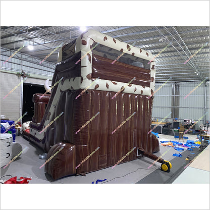 Rodeo Rush Waterslides Rent Near Me Double Lane Center Climb Large Inflatable Slide For Pool