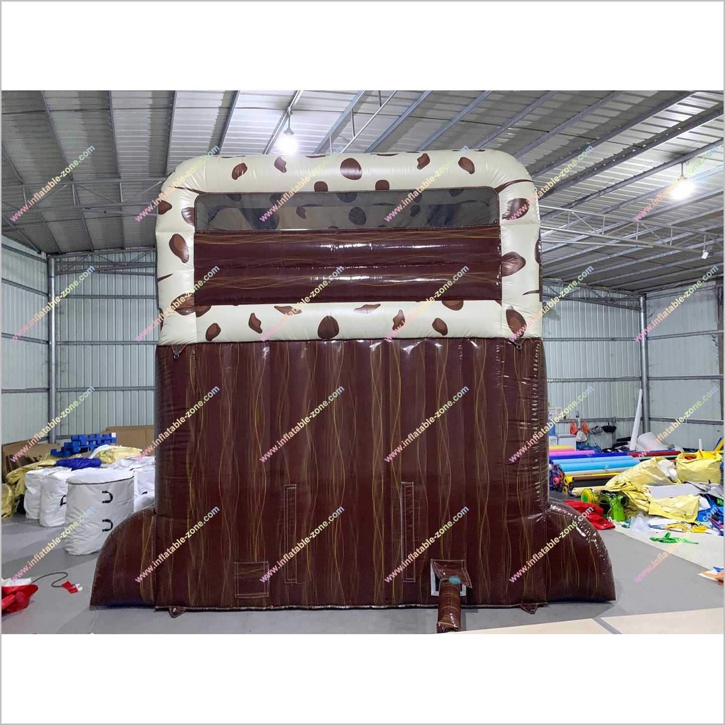 Rodeo Rush Waterslides Rent Near Me Double Lane Center Climb Large Inflatable Slide For Pool