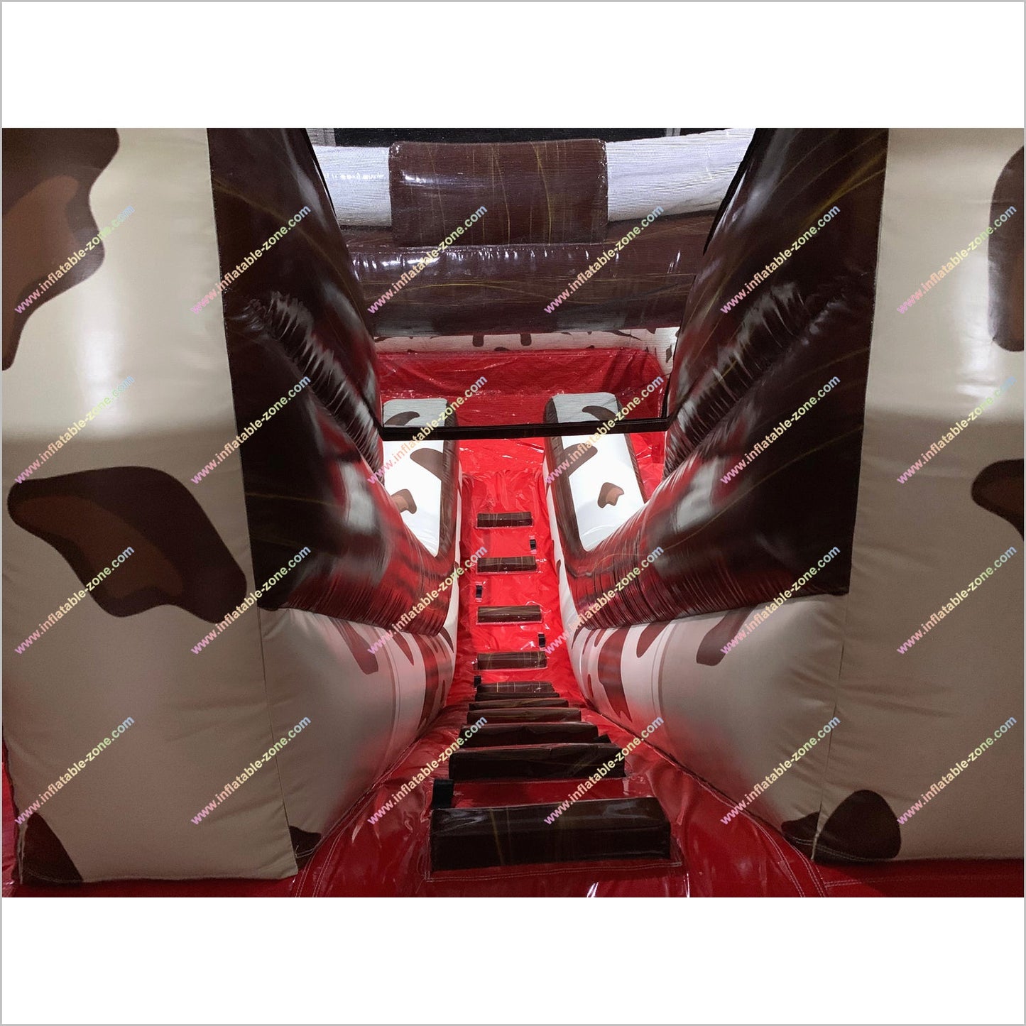 Rodeo Rush Waterslides Rent Near Me Double Lane Center Climb Large Inflatable Slide For Pool