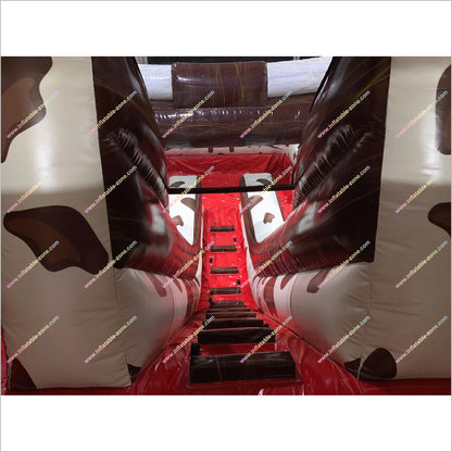 Rodeo Rush Waterslides Rent Near Me Double Lane Center Climb Large Inflatable Slide For Pool