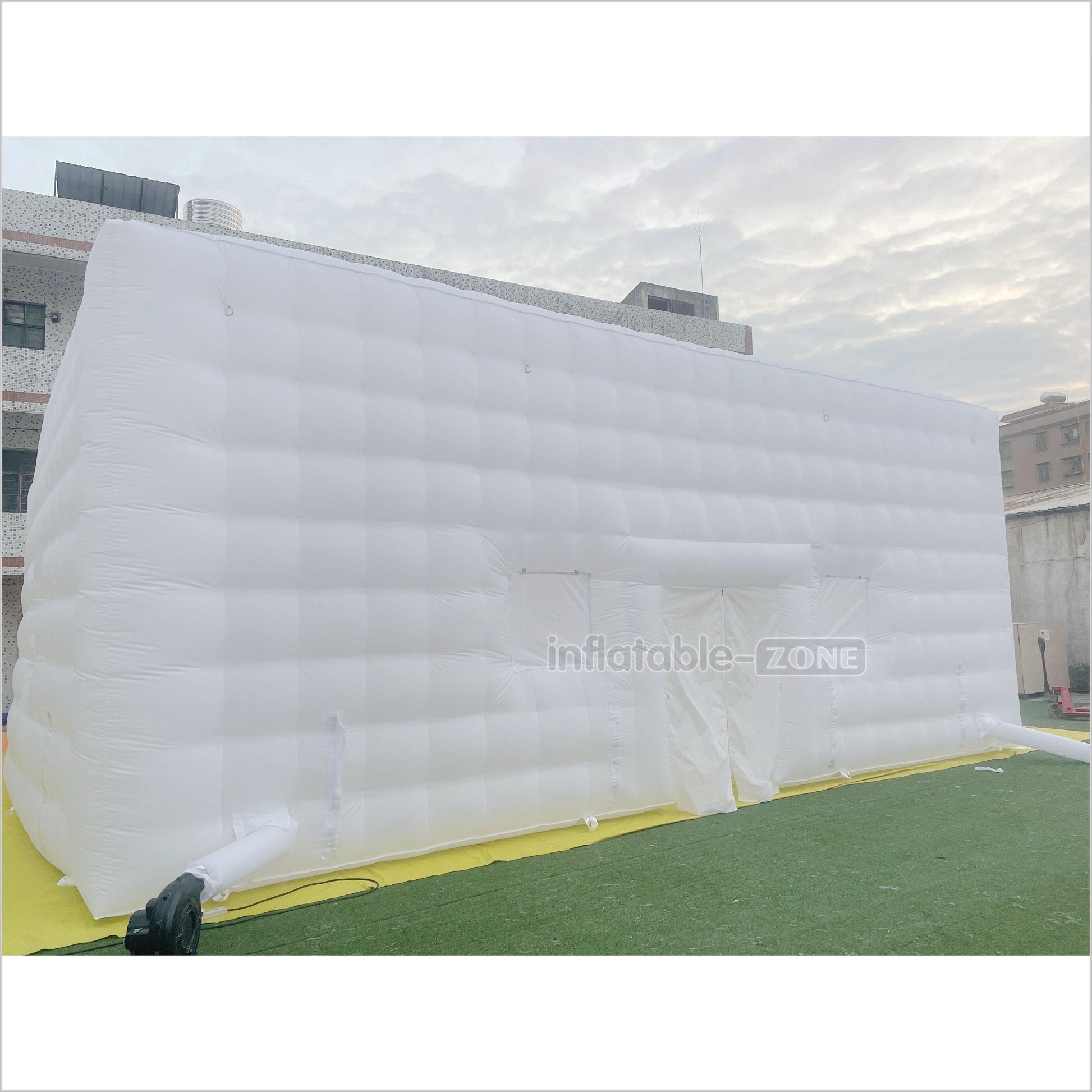 Commercial Large White Inflatable Nightclub Outdoor Inflatable Air Cube Tent For Wedding Party - Inflatable-Zone