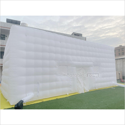 Commercial Large White Inflatable Nightclub Outdoor Inflatable Air Cube Tent For Wedding Party - Inflatable-Zone