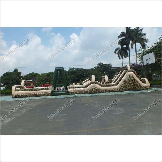 World'S Largest Inflatable Assault Course Boot Camp Bouncy Castle Inflatable Military Obstacle Course Rental - Inflatable-Zone
