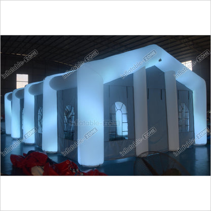 Large Inflatable Night Club Led Light Tent Inflatable Party Club Disco Blow Up Tent Portable Nightclub Hire - Inflatable-Zone