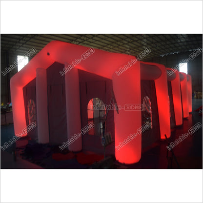 Large Inflatable Night Club Led Light Tent Inflatable Party Club Disco Blow Up Tent Portable Nightclub Hire - Inflatable-Zone