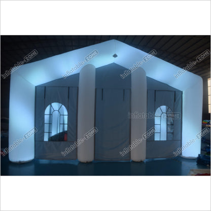 Large Inflatable Night Club Led Light Tent Inflatable Party Club Disco Blow Up Tent Portable Nightclub Hire - Inflatable-Zone