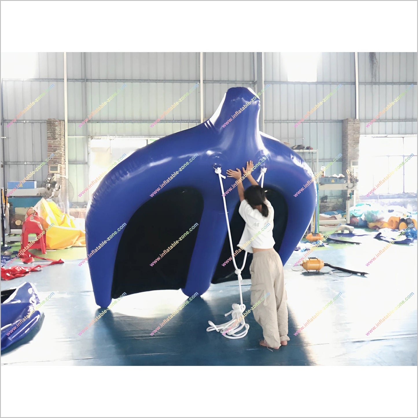 Funny Water Games Manta Ray Inflatable Towable Flying Fish Tube Inflatable Boat For Water Sport Equipment