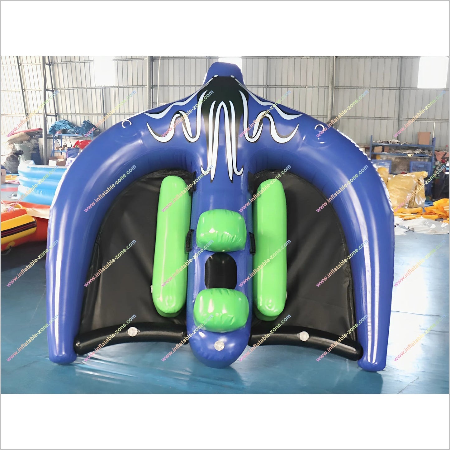 Funny Water Games Manta Ray Inflatable Towable Flying Fish Tube Inflatable Boat For Water Sport Equipment