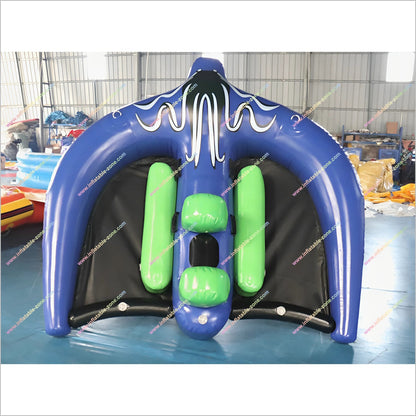 Funny Water Games Manta Ray Inflatable Towable Flying Fish Tube Inflatable Boat For Water Sport Equipment