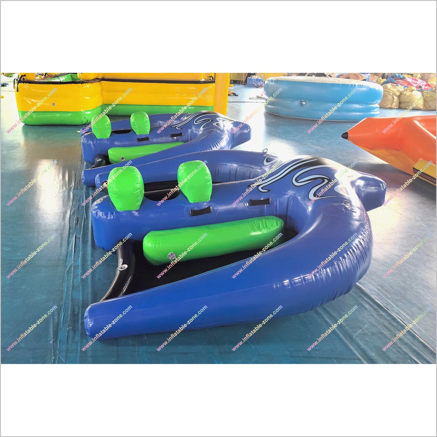 Funny Water Games Manta Ray Inflatable Towable Flying Fish Tube Inflatable Boat For Water Sport Equipment
