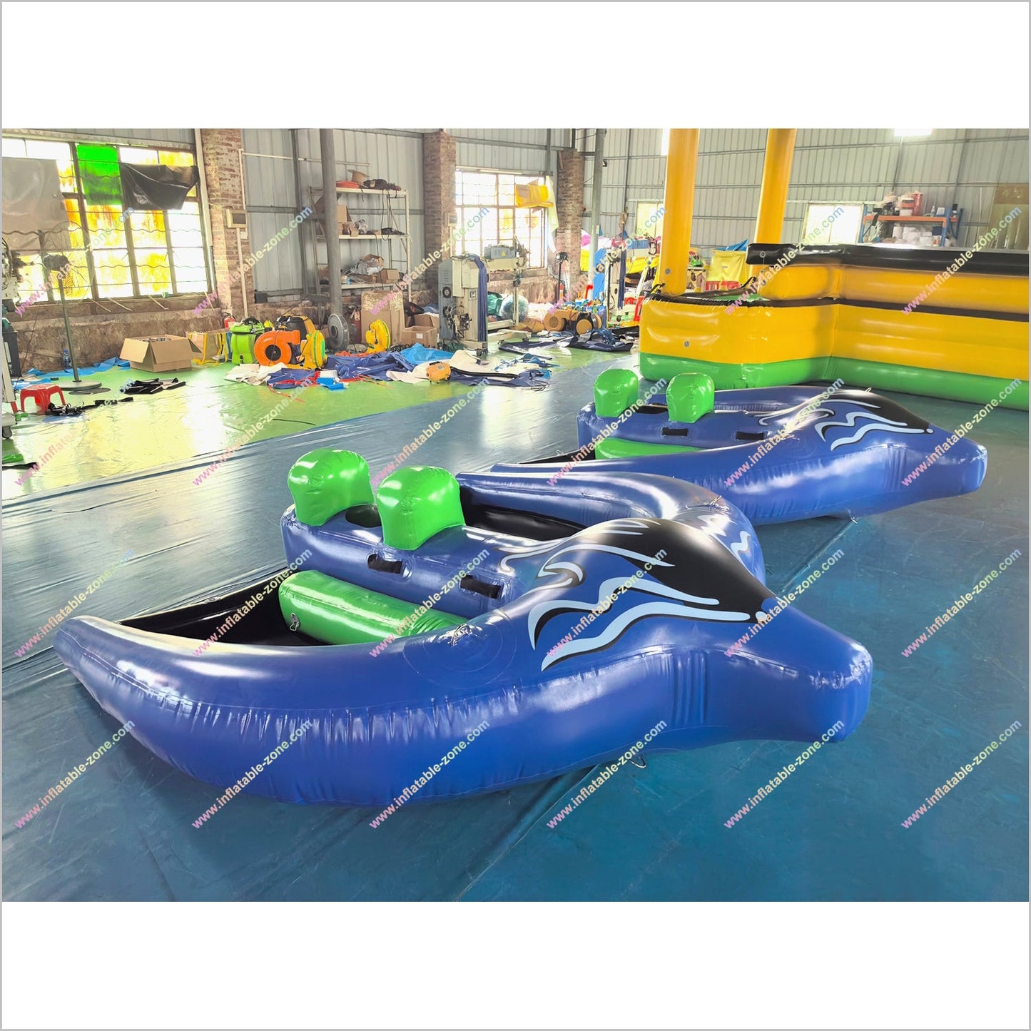 Funny Water Games Manta Ray Inflatable Towable Flying Fish Tube Inflatable Boat For Water Sport Equipment