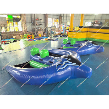 Funny Water Games Manta Ray Inflatable Towable Flying Fish Tube Inflatable Boat For Water Sport Equipment