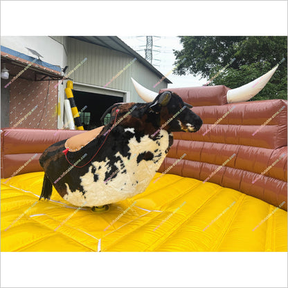 Amusement Park Ride Mechanical Bull Machine Wipeout Inflatable Rental Near Me Rodeo Bull For Sale
