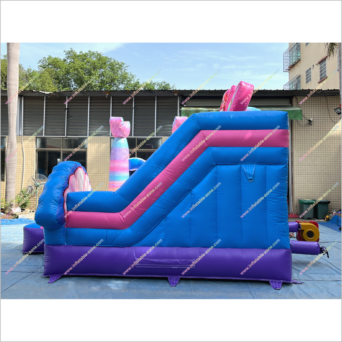 Mermaid Inflatable Princess Slide Bouncy Castle Combo Equipment Best Inflatable Bounce House With Slide - Inflatable-Zone
