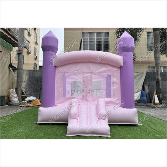 Mini Castle Bounce House Jumping Party Outdoor Best Inflatable Bouncer With Small Slide - Inflatable-Zone