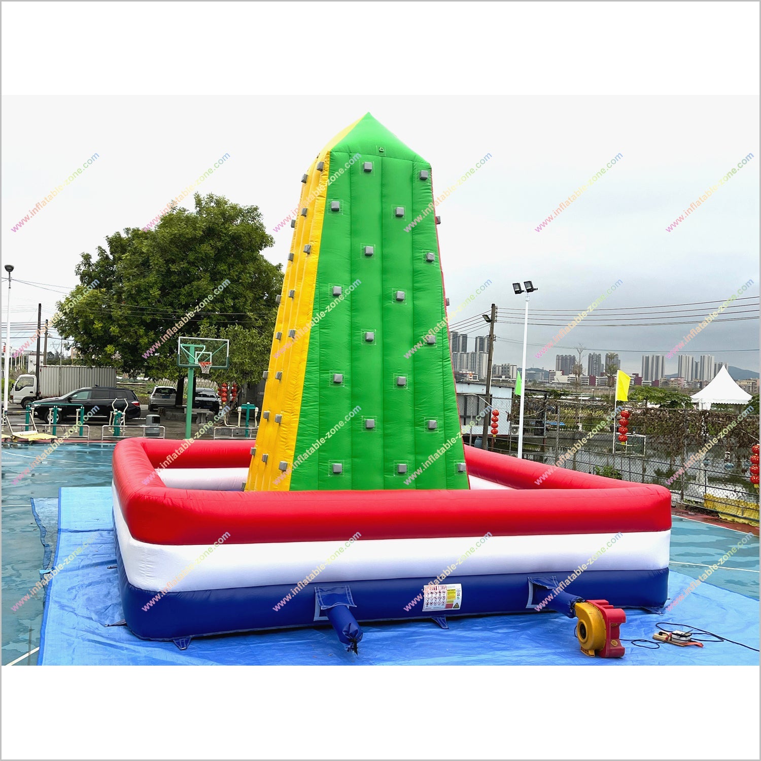 Outdoor Climbing Wall Inflatable Bounce Playground Sports Rock Wall Inflatable Climbing Equipment Near Me - Inflatable-Zone