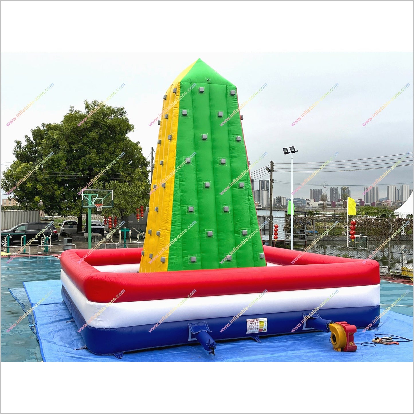 Outdoor Climbing Wall Inflatable Bounce Playground Sports Rock Wall Inflatable Climbing Equipment Near Me - Inflatable-Zone